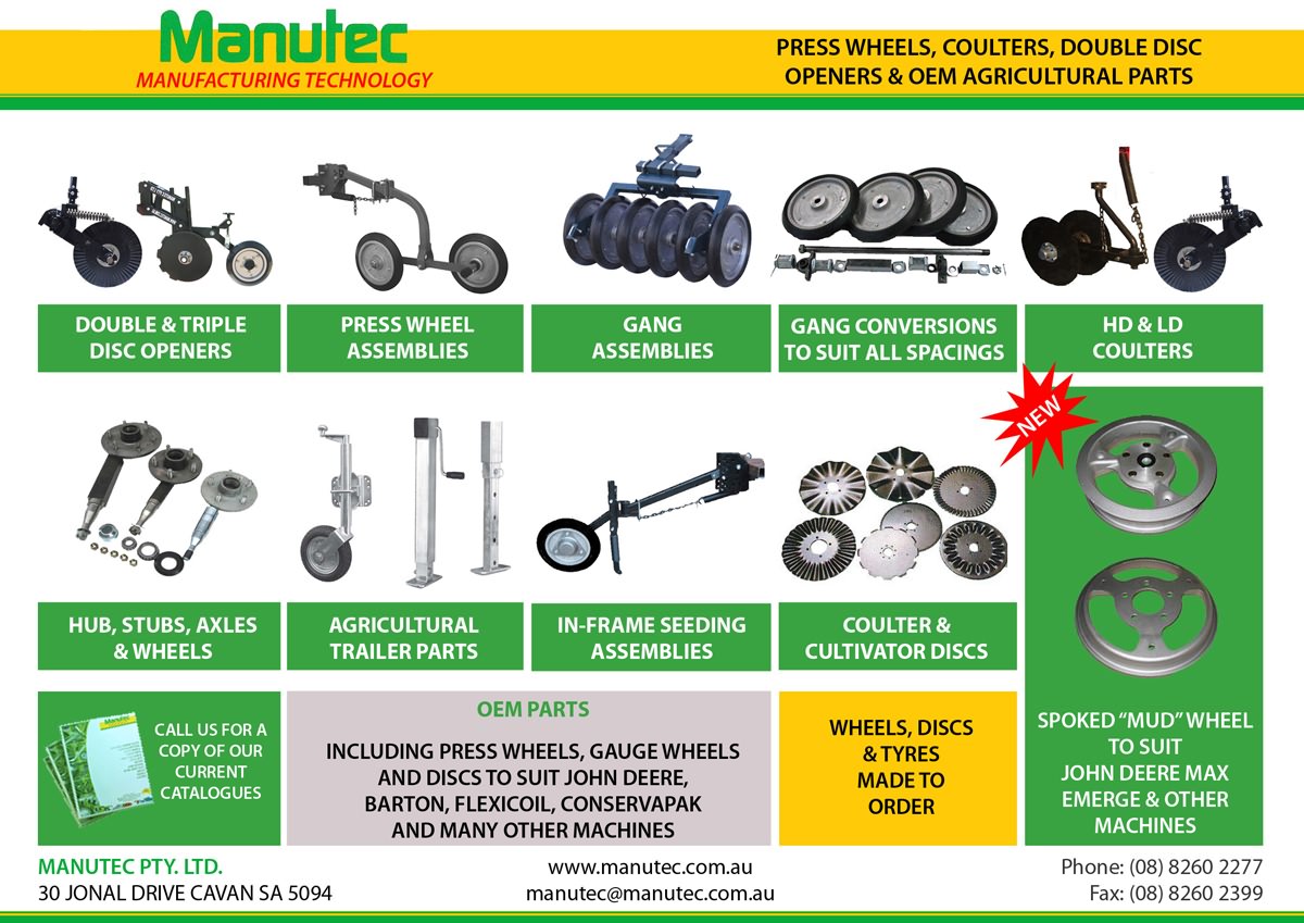 Manutec expands range of seeding components