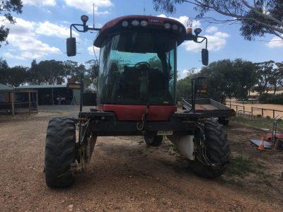 Photo 2. CASE IH WD1903 & DH302 PACKAGE windrower