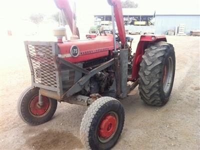 Photo 3. Massey Ferguson 175 with front-end loader