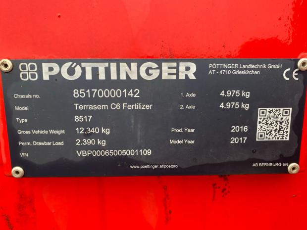 Photo 3. Pottinger Terrasem C6 Air Seeder
