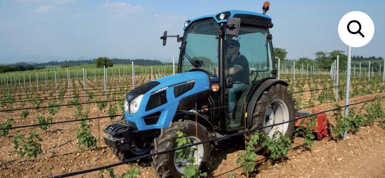 Photo 3. Landini Specialised Vineyard tractor