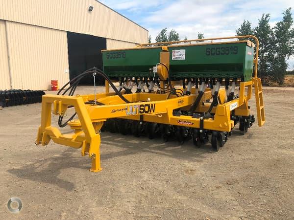 Photo 5. Serafin Ultisow 3.5m 18 Row Combine Trailing Single Disc Seeder