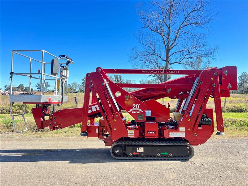 Photo 4. CMC S19HD 19M spider lift diesel all terrain scissor lift work platform