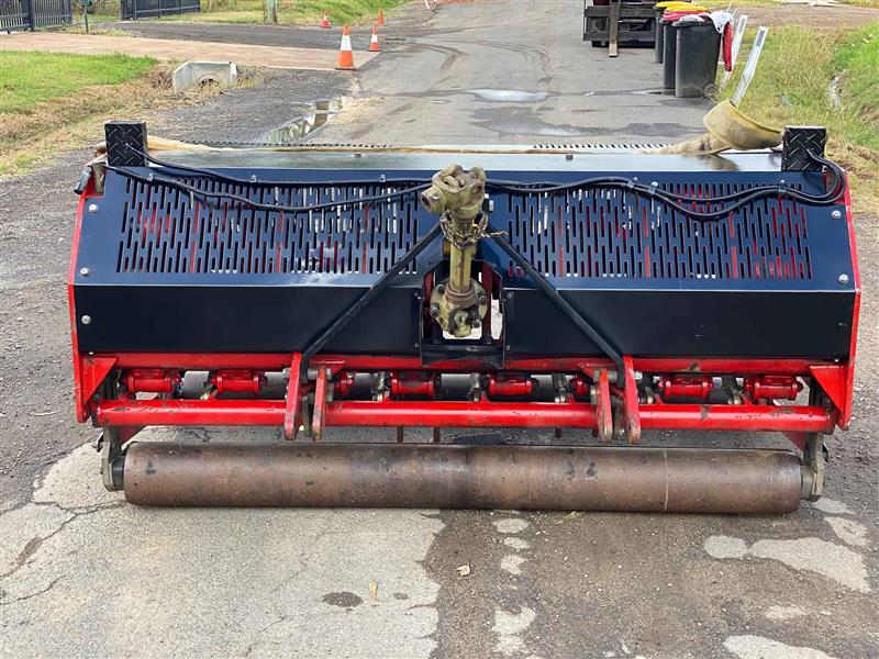 Photo 3. Verti Drain 7521 PTO linkage aerator