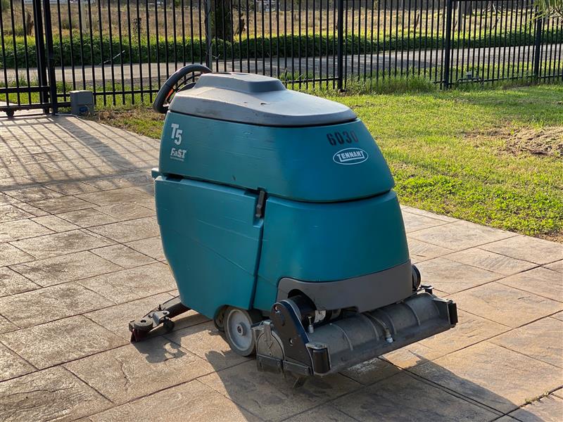 Photo 3. Tennant T5 H2O electric walk behind scrubber