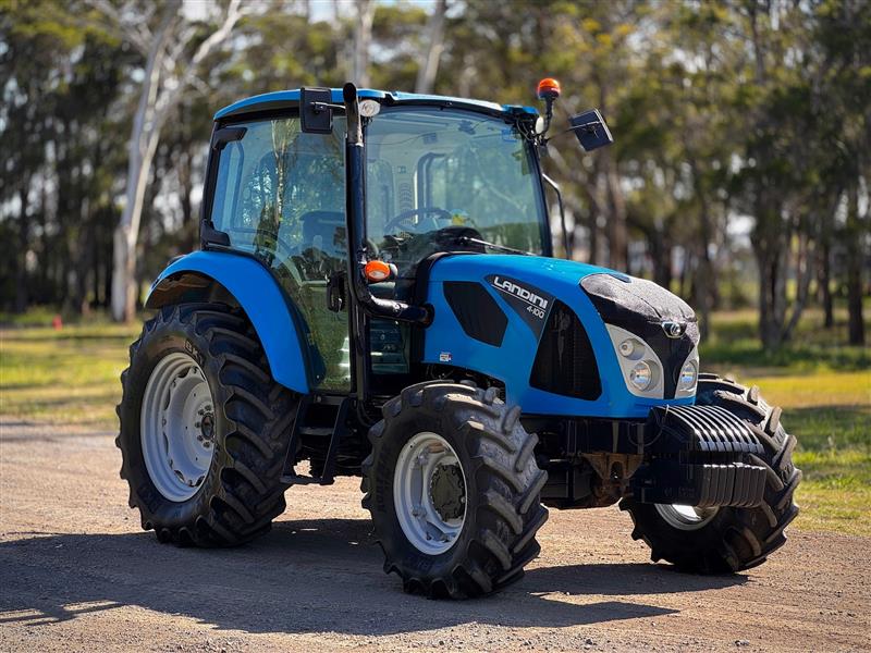 Photo 2. Landini 4-100 diesel 4x4 AWD farm tractor