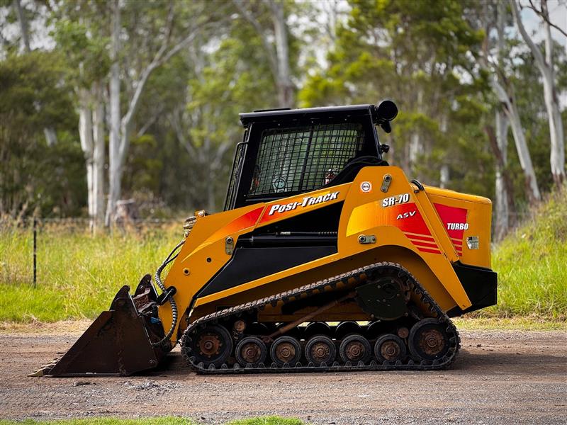 Photo 4. ASV SR70 high flow skid steer tracked loader