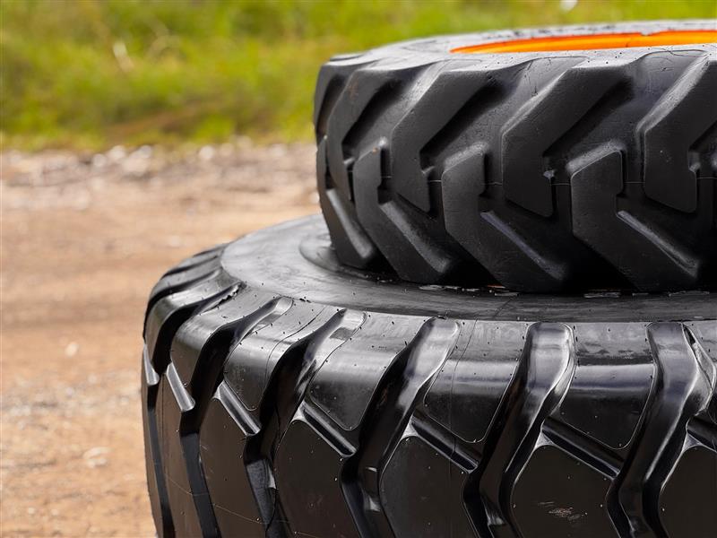 Photo 2. Backhoe Spare Wheel and Tyre Combo