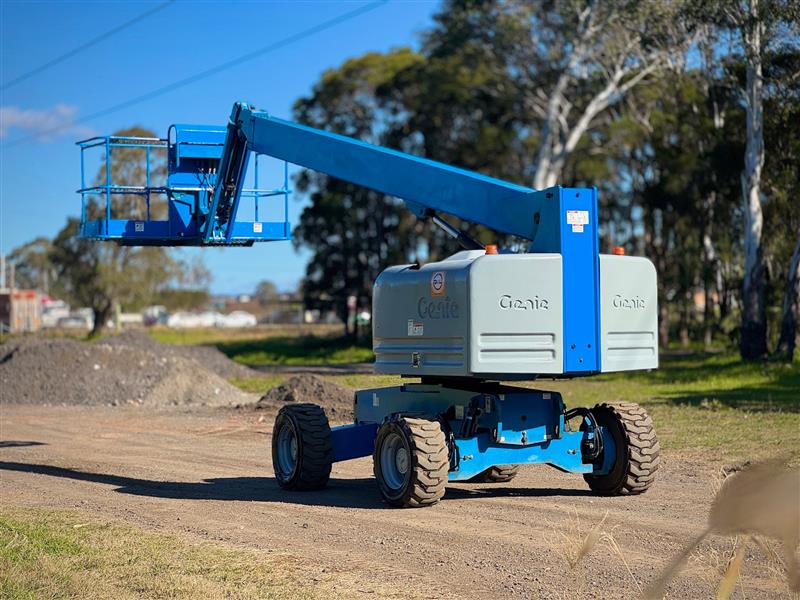Photo 2. Genie Boom S45 45ft all terrain boom scissor lift elevated work platform