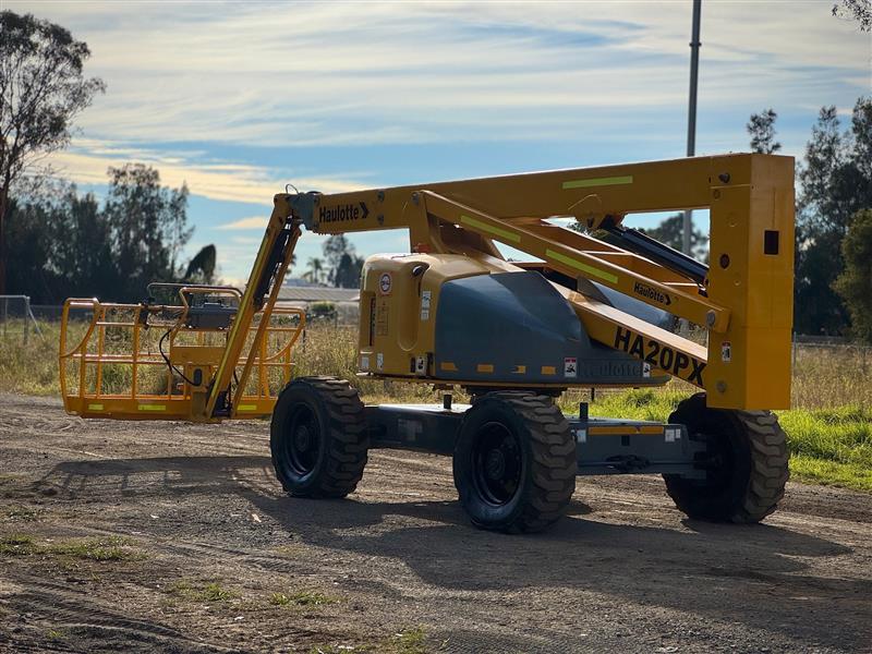 Photo 2. Haulotte HA20PX all terrain diesel boom scissor lift elevated work platform