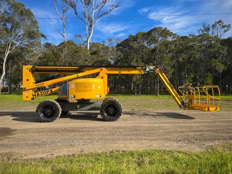 Photo 4. Haulotte HA20PX all terrain diesel boom scissor lift elevated work platform