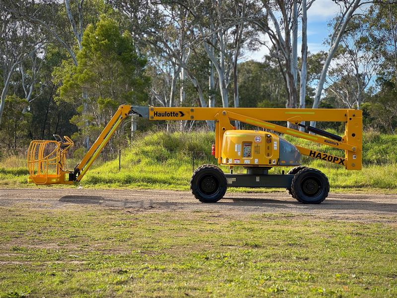 Photo 5. Haulotte HA20PX all terrain diesel boom scissor lift elevated work platform