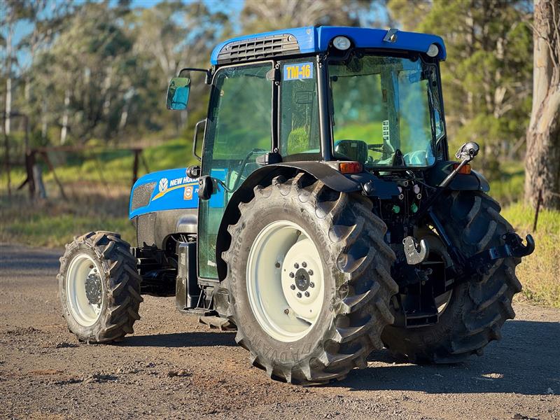 Photo 4. New Holland T4.95 diesel 4x4 farm tractor