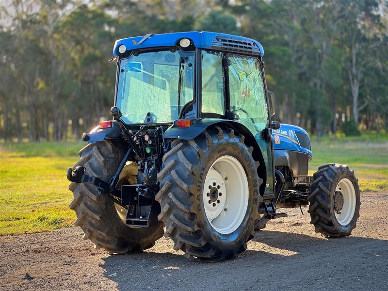 Photo 5. New Holland T4.95 diesel 4x4 farm tractor