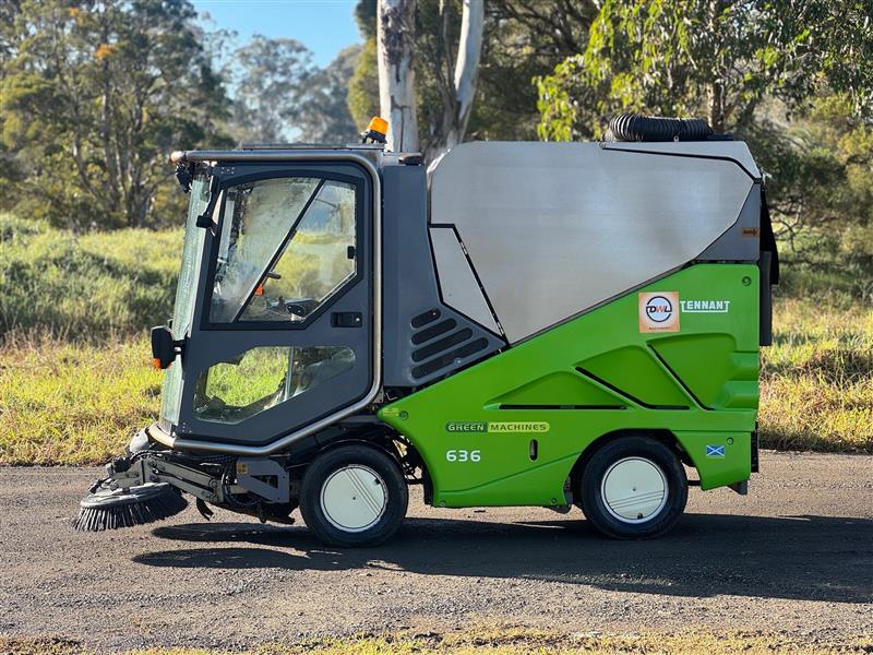 Photo 4. Tennant green machine 636 road sweeper