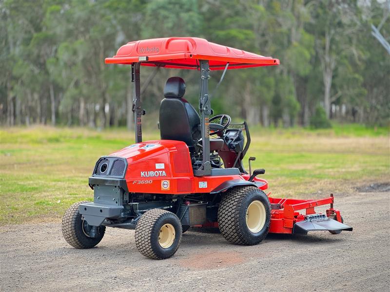 Photo 5. Kubota F3690 72inch diesel out front deck ride on lawn mower