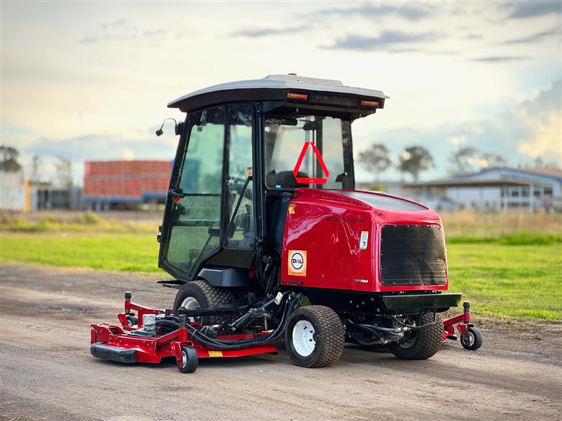 Photo 3. Toro Groundsmaster 4010D wide area ride on diesel commercial lawn mower