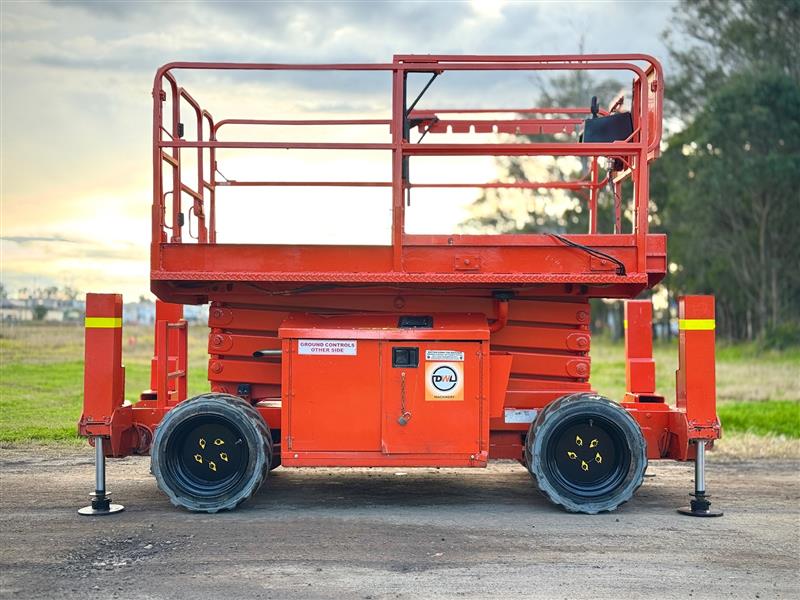 Photo 3. JLG 260 MRT 10M diesel all terrain scissor lift elevated work platform