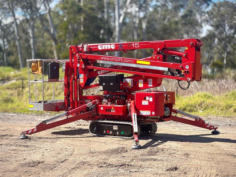 Photo 3. CMC S15 15M spider lift all terrain scissor lift work platform