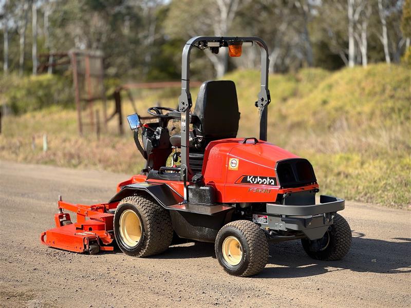 Photo 3. Kubota F3690 72inch diesel out front deck ride on lawn mower