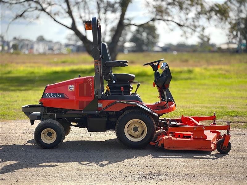 Photo 4. Kubota F3690 72inch diesel out front deck ride on lawn mower