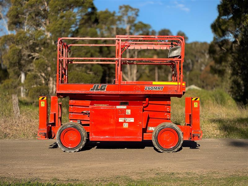 Photo 2. JLG 260 MRT 10M diesel all terrain scissor lift elevated work platform