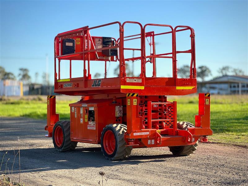 Photo 3. JLG 260 MRT 10M diesel all terrain scissor lift elevated work platform
