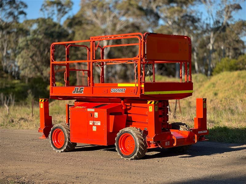 Photo 4. JLG 260 MRT 10M diesel all terrain scissor lift elevated work platform