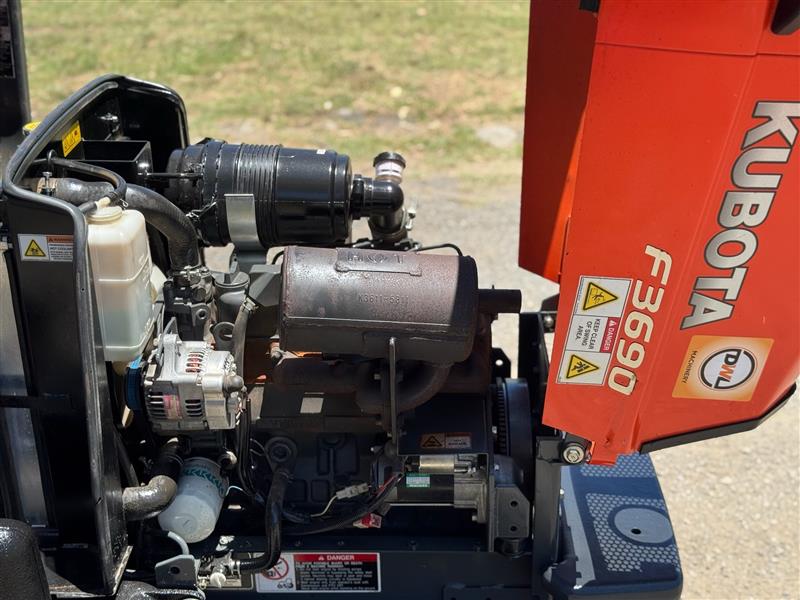 Photo 2. Kubota F3690 72inch diesel out front deck ride on lawn mower