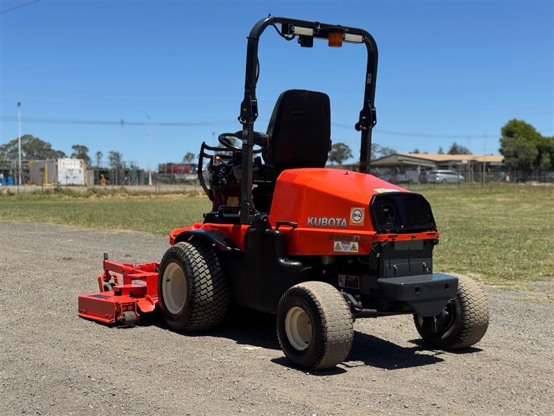 Photo 3. Kubota F3690 72inch diesel out front deck ride on lawn mower