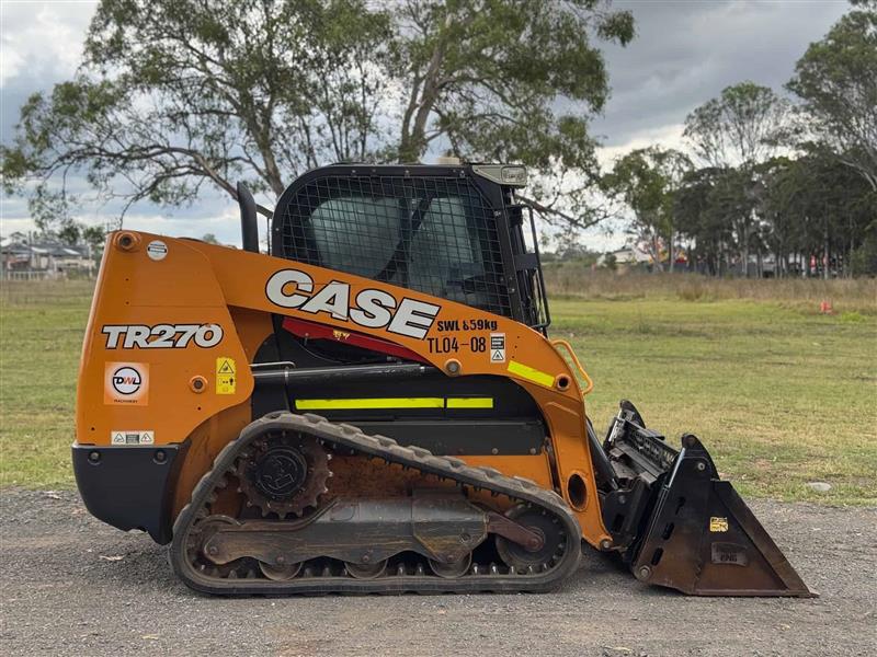 Photo 2. Case TR270 tracked skid steer loader