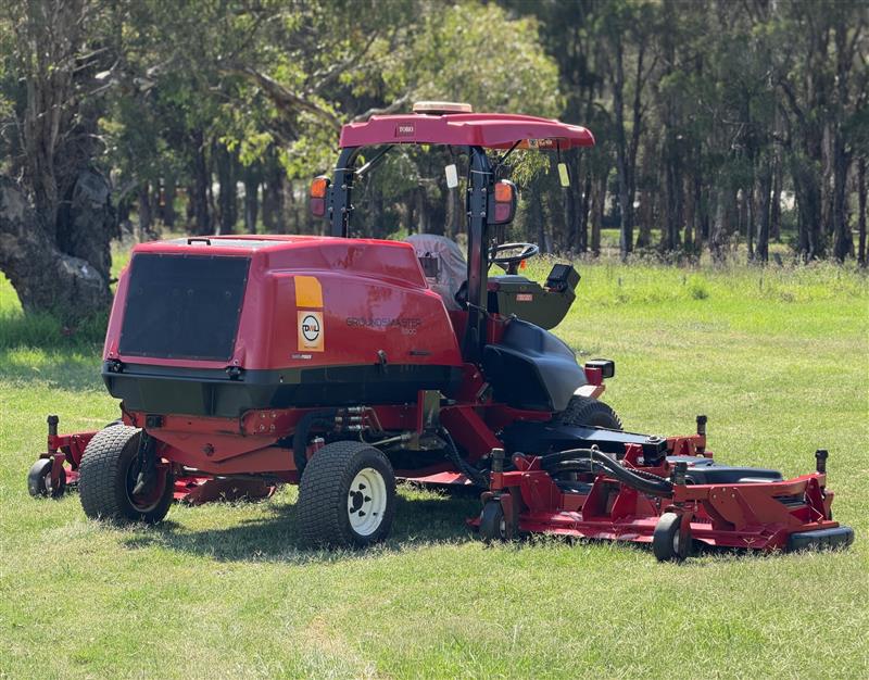Photo 2. Toro Groundsmaster 5900 wide area ride on diesel commercial lawn mower