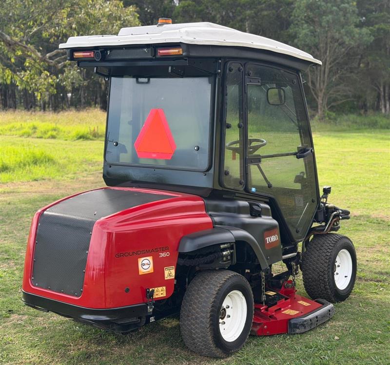 Photo 2. Toro Groundsmaster 360 4x4 AC cabin ride on diesel commercial zero turn lawn mower