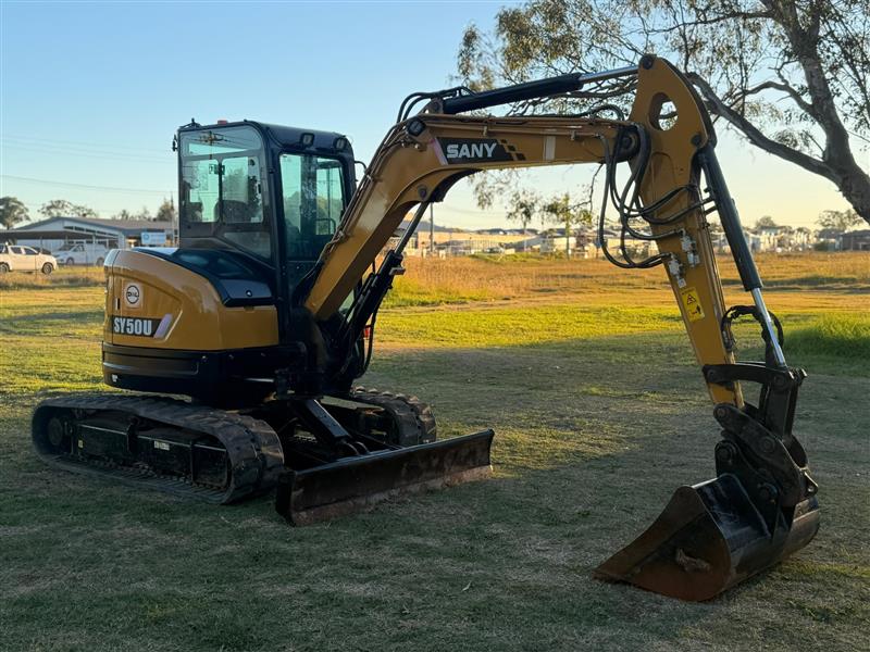 Photo 2. Sany SY50U 5.3T excavator