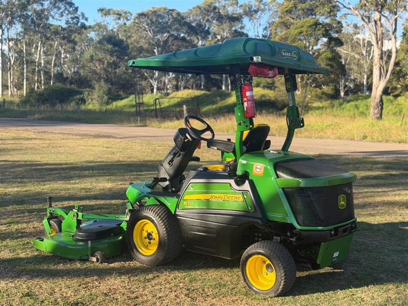 Photo 3. John Deere 1570 72inch 4wd commercial out front ride on diesel lawn mower