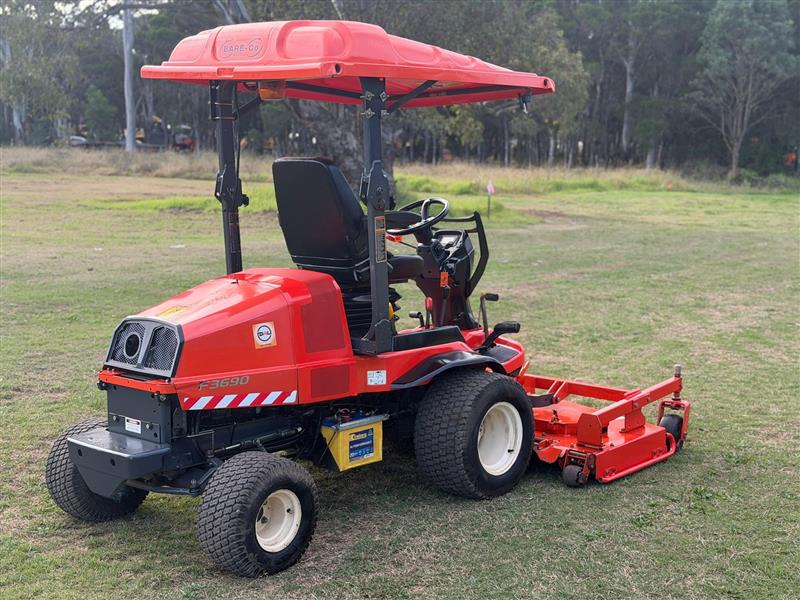 Photo 3. Kubota F3690 72inch diesel out front deck ride on lawn mower