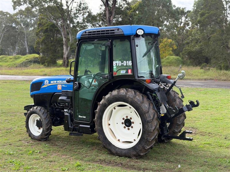 Photo 5. New Holland T4.85V diesel 4x4 farm tractor