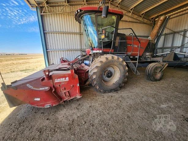 Case IH WDX1902 Self Propelled Windrower and RDX161 disc Mower