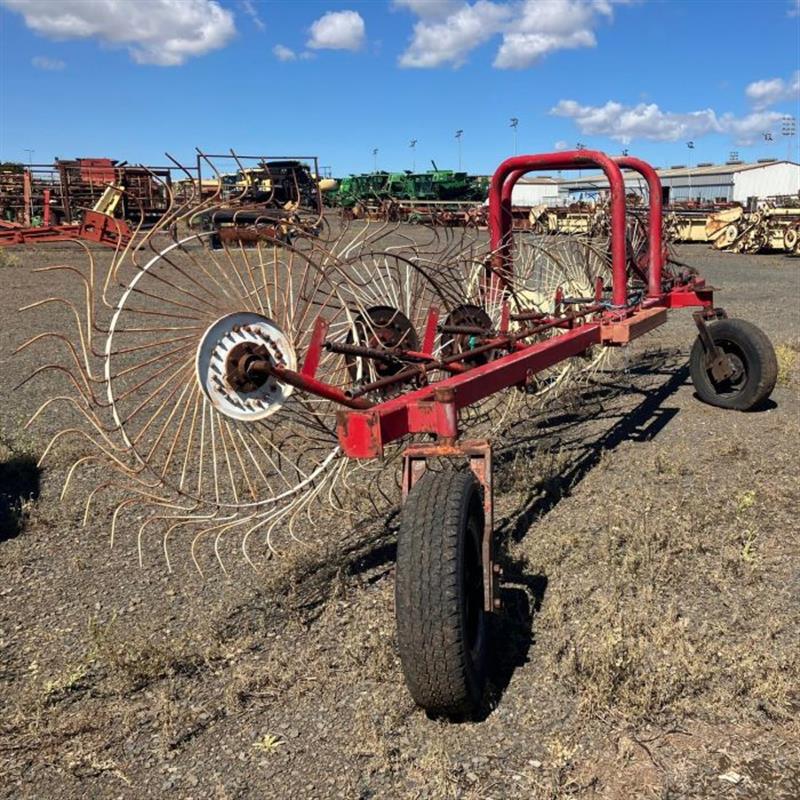 Miscellaneous wheel rake implement