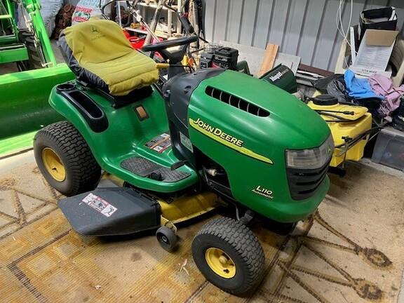 Photo 1. John Deere L110 ride on mower