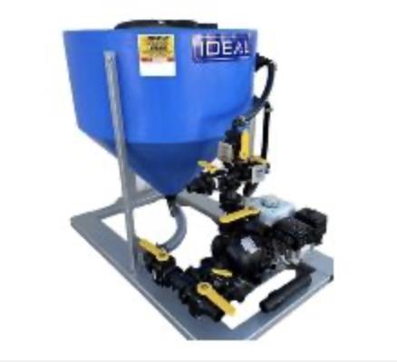 Ideal 150L & 300L motorised chemical batch mixer