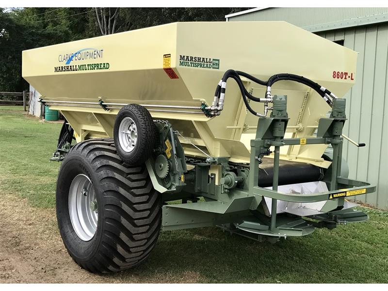 Photo 1. Marshall 860TL multispread spreader