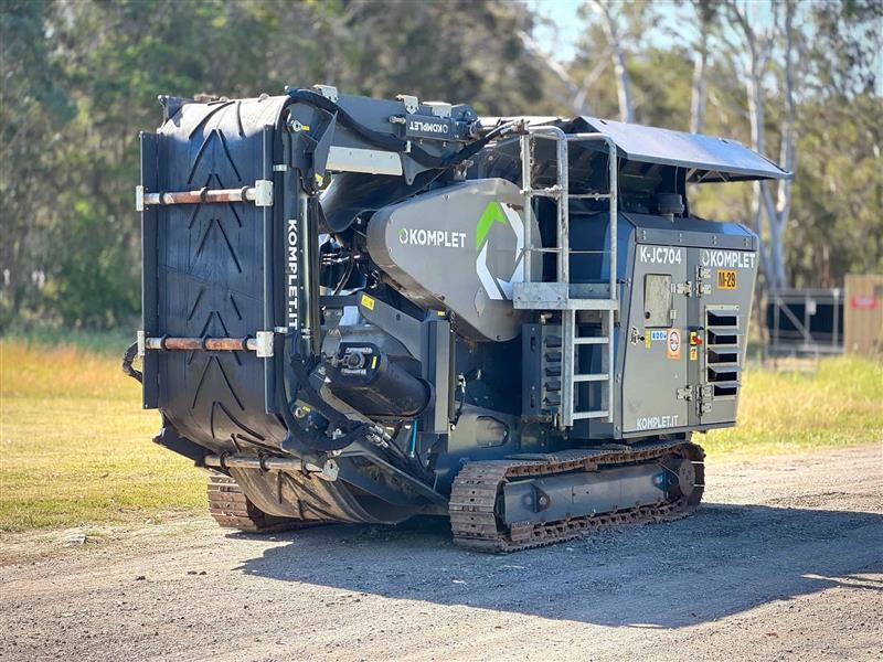 Komplet KJC704 mobile jaw crusher sc...
