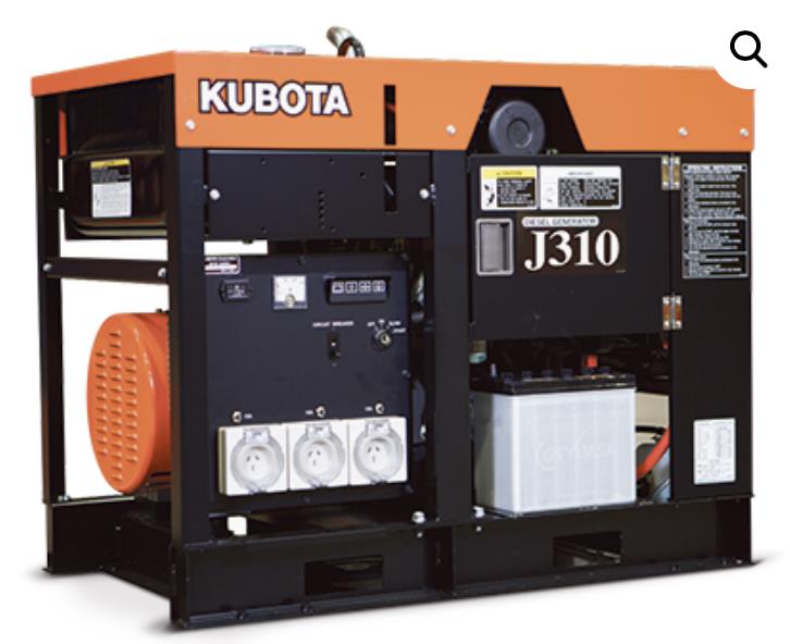 Kubota J-Series Diesel Generators