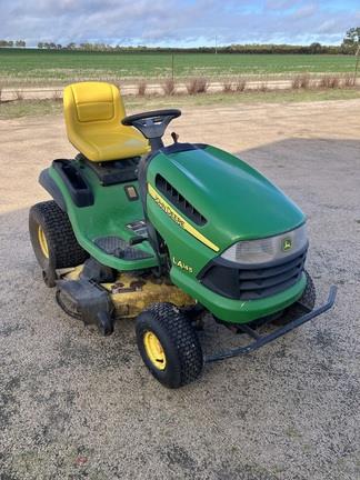 Photo 1. John Deere LA145 ride on mower