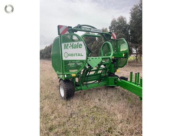 Photo 1. McHale Orbital bale wrapper