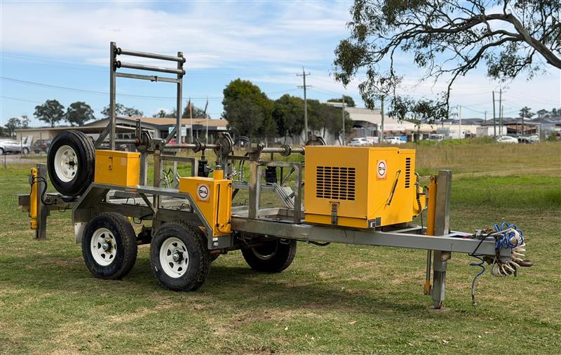 Redmond Gary 3 Drum ABC drum stand cable trailer