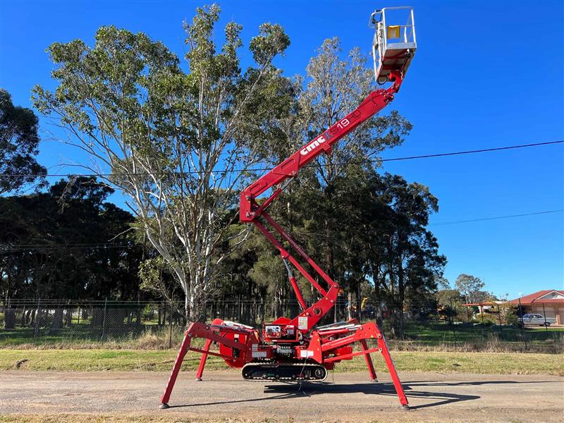 CMC S19HD 19M spider lift diesel all terrain scissor lift work platform