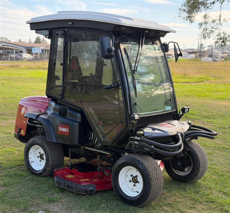 Toro Groundsmaster 360 4x4 AC cabin ride on diesel commercial zero turn lawn mower