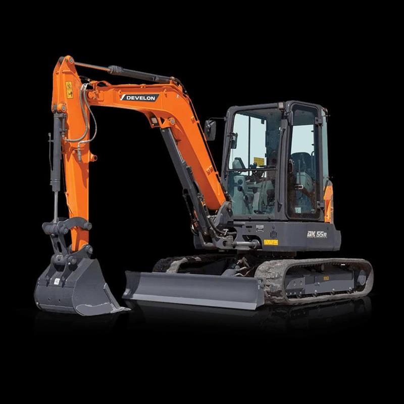 Doosan DX55R-7 5.5t tracked excavator
